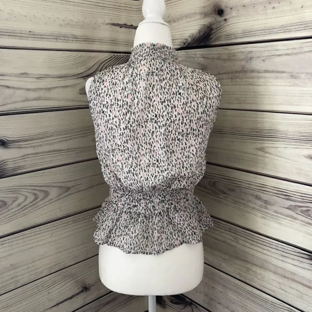 Japna Patterned Peplum Tank Small NWT - Picture 4 of 9